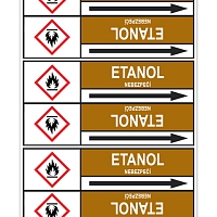 Značení potrubí, etanol